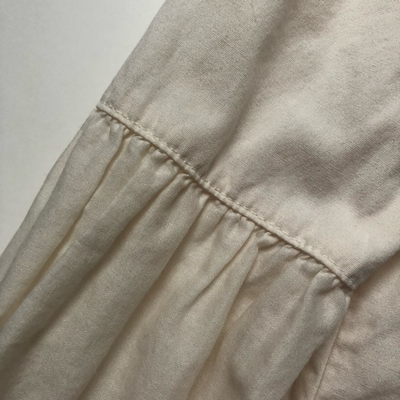 Gymboree Ivory Embroidered tuxedo front pique Blouse/ Shirt - Girls 4 - Picture 6 of 8